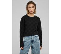 Urban Classics Ladies Check Knit Sweater Black Talla: S | Outlet | Mujer | Negro