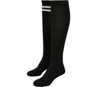 Urban Classics Ladies College 2-Pack Mujer Calcetines hasta Rodilla Negro EU 35-38