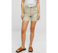 Urban Classics Ladies Colored Strech Denim Shorts Softseagrass Talla: 34 | Pantalones Cortos Outlet | Mujer | Azul