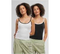 Urban Classics Ladies Contrast Basic Top 2-Pack TB7485A XL