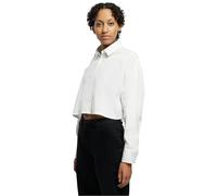 Urban Classics Ladies Cropped Oversized Blouse Blusas, White, XS para Mujer