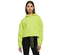 Urban Classics Ladies Cropped Oversized Hoodie Sudadera con Capucha, Frozenyellow, M para Mujer