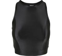 Urban Classics Ladies Cropped Shiny Top Negro XS