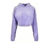 Urban Classics Ladies Cropped Velvet Oversized Hoody Lavender Talla: S | Sudaderas con Capucha Outlet | Mujer