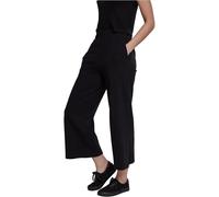 Urban Classics Ladies Culotte, Pantalones Casual de Cintura Alta, Pantalón de Pierna Ancha, Corte Suelto para Mujer, Negro (Black 00007), M