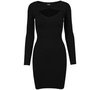 Urban Classics Ladies Cut Out Dress Black Talla: XS | Outlet | Mujer | Negro