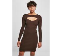 Urban Classics Ladies Cut Out Dress Brown Talla: L | Mini Vestidos Outlet | Mujer | Marrón