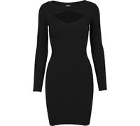 Urban Classics – Vestido midi cut-out para mujer – Negro – Talla L