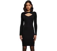 Urban Classics Ladies Cut Out Dress Black Talla: XS | Vestidos Midi Outlet | Mujer | Negro
