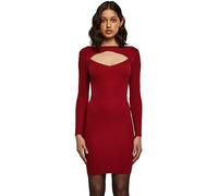 Urban Classics Ladies Cut Out Dress Burgundy Talla: M | Vestidos Midi Outlet | Mujer | Marrón