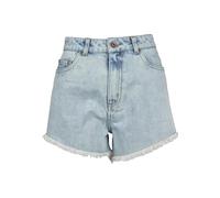 Urban Classics Ladies Denim Hotpants, Pantalones Cortos, Mujer, Negro (Black Washed), 30W