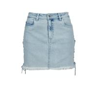 Urban Classics Ladies Denim Lace Up Skirt Blue Bleached Talla: 27 | Outlet | Mujer | Azul