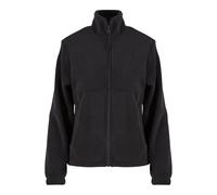 Urban Classics Ladies Double Polarfleece Jacket Black/black Talla: XS | Chaquetas Outlet | Mujer | Negro