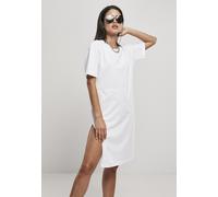 Urban Classics Ladies Dress Ladies Organic Oversized Slit Tee Dress White M
