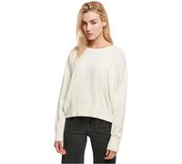Urban Classics Ladies EcoVero Oversized Basic Sweater Sudadera, Whitesand, M para Mujer