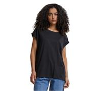 Urban Classics Ladies Extended Shoulder Tee, Camiseta Mujer, Black, S