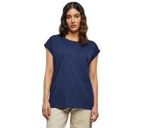 Urban Classics Ladies Extended Shoulder Tee, Camiseta Mujer, Darkblue, XL
