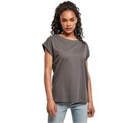 Urban Classics Ladies Extended Shoulder Tee, Camiseta Mujer, Darkshadow, 3XL