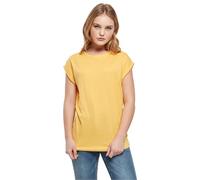 Urban Classics Ladies Extended Shoulder Tee, Camiseta Mujer, Dimyellow, M