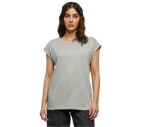 Urban Classics Ladies Extended Shoulder Tee, Camiseta Mujer, Grey, L