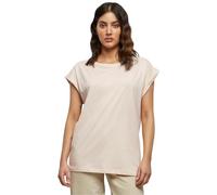Urban Classics Camiseta de mujer Ladies Extended Shoulder Rosa M