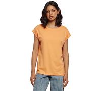 Urban Classics Ladies Extended Shoulder Tee, Camiseta Mujer, Papaya, L