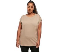 Urban Classics Ladies Extended Shoulder Tee, Camiseta Mujer, Softtaupe, 4XL
