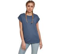 Urban Classics Ladies Extended Shoulder Tee, Camiseta Mujer, Vintageblue, L