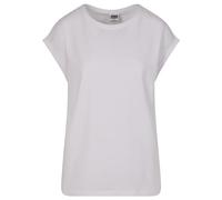 Urban Classics Ladies Extended Shoulder Tee, Camiseta Mujer, White, XS