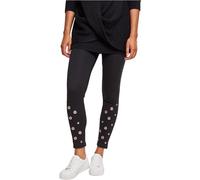 Urban Classics Ladies Eyelet Leggings, Negro (Black 00007), W27 (Talla del Fabricante: Small) para Mujer