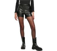Urban Classics Ladies’ Faux-Leather Mujer Pantalones Cortos Negro 4XL 93% Polyester,7% Elastán
