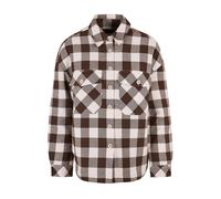 Urban Classics Ladies Flanell Padded Overshirt Pink/brown Talla: XS | Sobrecamisas Outlet | Mujer | Rosa
