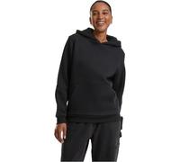 Urban Classics Ladies Fluffy Mujer Sudadera con Capucha Negro L 70% algodón, 30% poliéster Regular