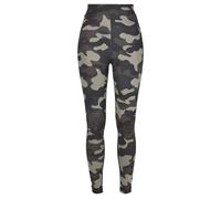 Urban Classics Ladies High Waist Camo Tech Leggings Dark Camo Talla: XS | Leotardos Outlet | Mujer | Marrón