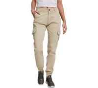 Urban Classics Ladies High Waist Cargo Pants Concrete Talla: 26 | Outlet | Mujer | Gris