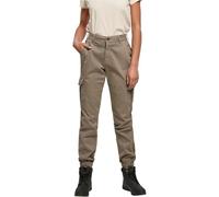 Urban Classics Ladies High Waist Cargo Pants, Pantalones, Mujer, Beige (Soft Taupe), 33
