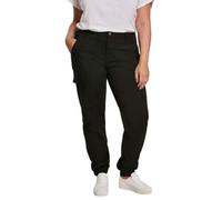 Urban Classics Ladies High Waist Cargo Pants, Pantalones, Mujer, Negro (Black), 31
