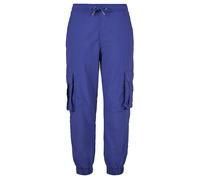 Urban Classics Ladies High Waist Crinkle Nylon Cargo Pants Bluepurple Talla: M | Pantalones Cargo Outlet | Mujer | Azul