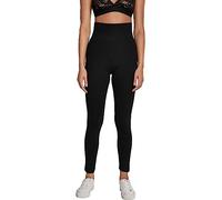 Urban Classics Ladies High Waist Jersey, Leggings Mujer, Negro (black 00007), 5XL