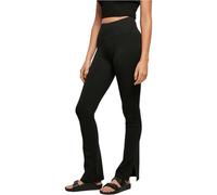 Urban Classics Ladies High Waist Side Slit Leggings, Negro, XS para Mujer