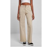 Urban Classics Ladies High Waist Straight Cargo Pants Softseagrass Talla: 28 | Outlet | Mujer |
