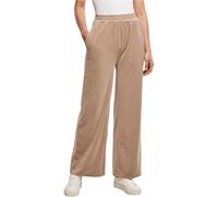 Urban Classics Pantalón deportivo para mujer cintura alta pierna recta terciopelo Gris pardo M