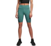 Urban Classics Ladies High Waist Tech Mesh Cycle Shorts Pantalones Cortos, paleleaf, S para Hombre