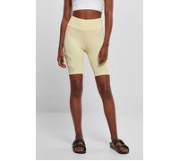 Urban Classics Ladies High Waist Tech Mesh Cycle Shorts Softyellow Talla: XS | Shorts Deportivos Outlet | Mujer | Amarillo