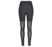 Urban Classics Ladies High Waist Transparent Tech Mesh Leggings, Leggings Mujer, Negro, S