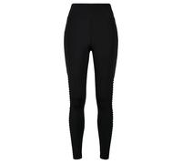 Urban Classics Ladies Highwaist Biker Tech Mesh Leggings Black Talla: XS | Leggings Deportivos Outlet | Mujer | Negro