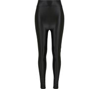 Urban Classics Ladies Highwaist Shiny Metalic Leggings Negro 4XL