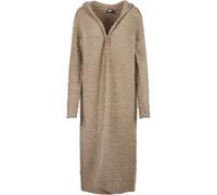Urban Classics Ladies Hooded Feather Cardigan, Sudadera Con Capucha, Mujer, Beige (Soft Taupe), 5XL