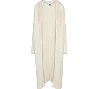Urban Classics Ladies Hooded Feather Cardigan, Sudadera Con Capucha, Mujer, Blanco (White Sand), XL