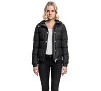 Urban Classics Ladies Hooded Puffer Jacket Chaqueta, Negro (Black 7), XS para Mujer